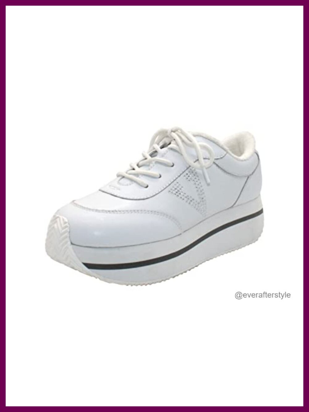Women's Expulsion Platform Wedge Sneakers Crystal Lace-Up Casual